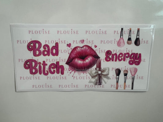 bad bitch energy plouise make up brush (has a white background) wrap exclusive