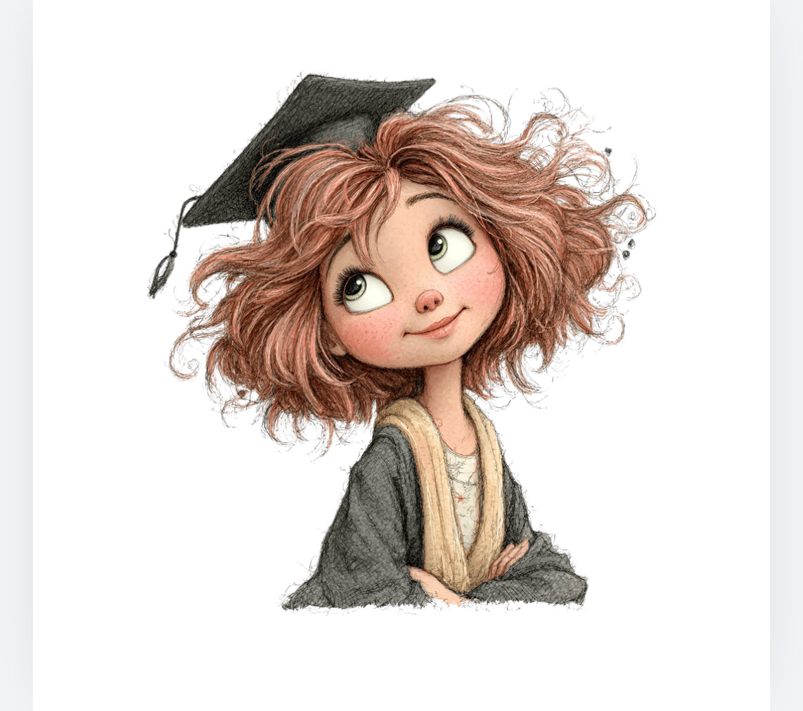 Whimsy graduate / leavers decal UVDTF (UVPOD)