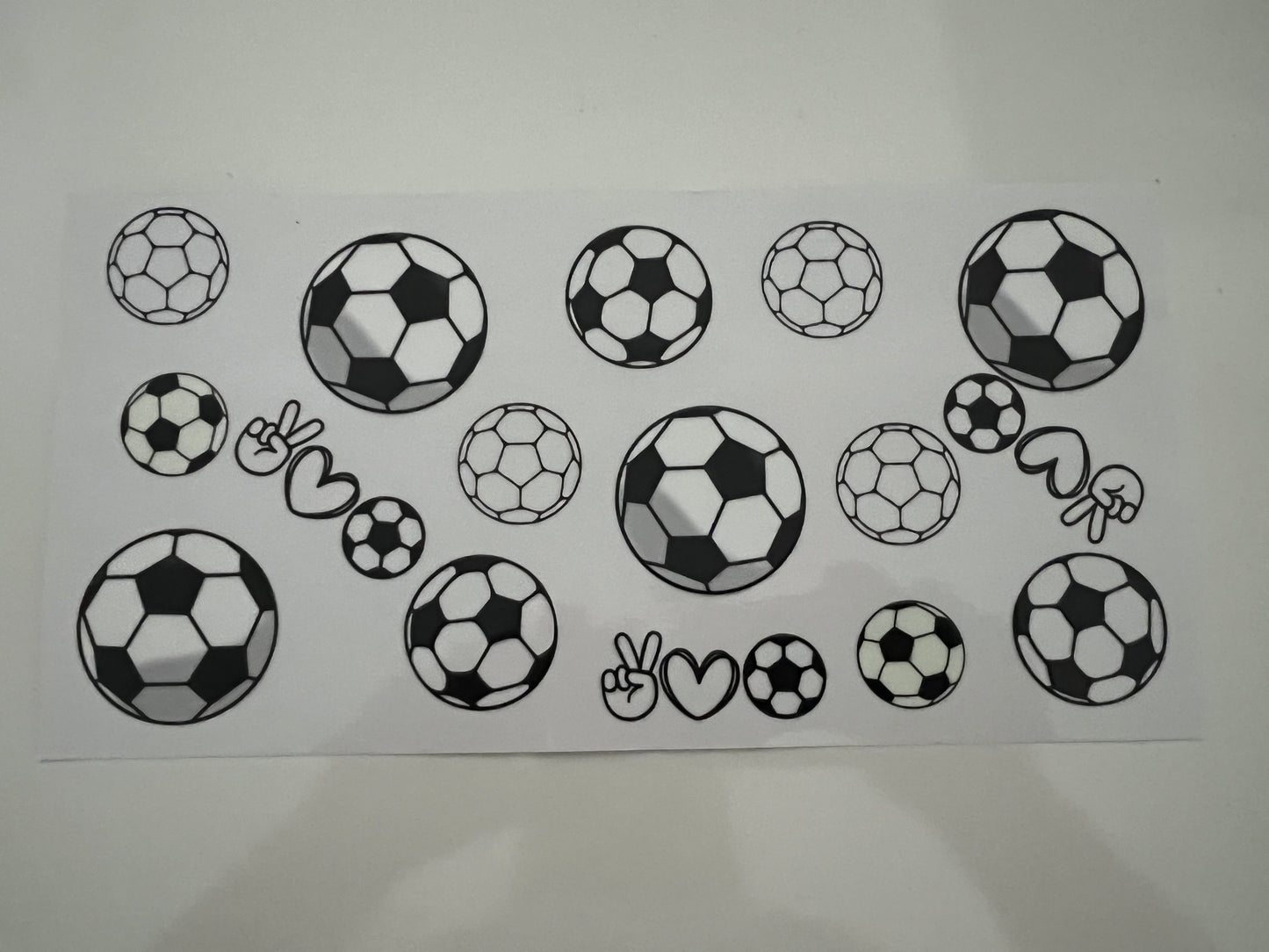 Football black and white wrap V2