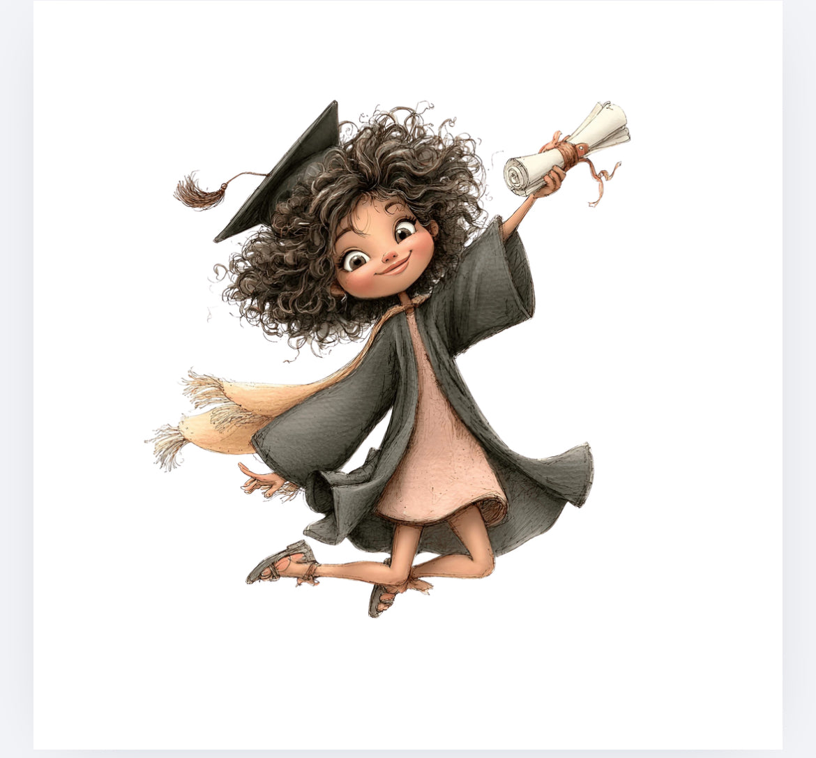 Whimsy graduate / leavers decal UVDTF (UVPOD)