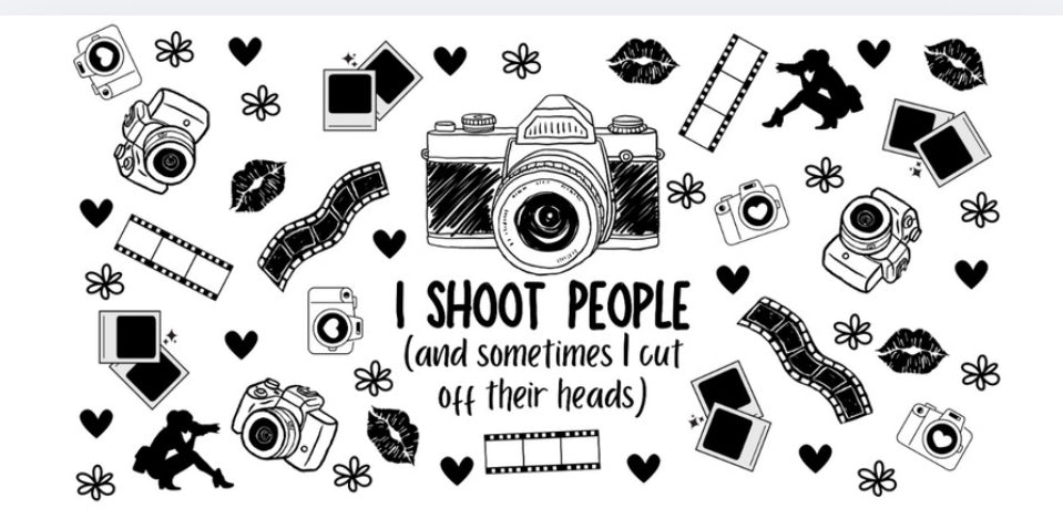 I shoot people (photographer) wrap (UVPOD)