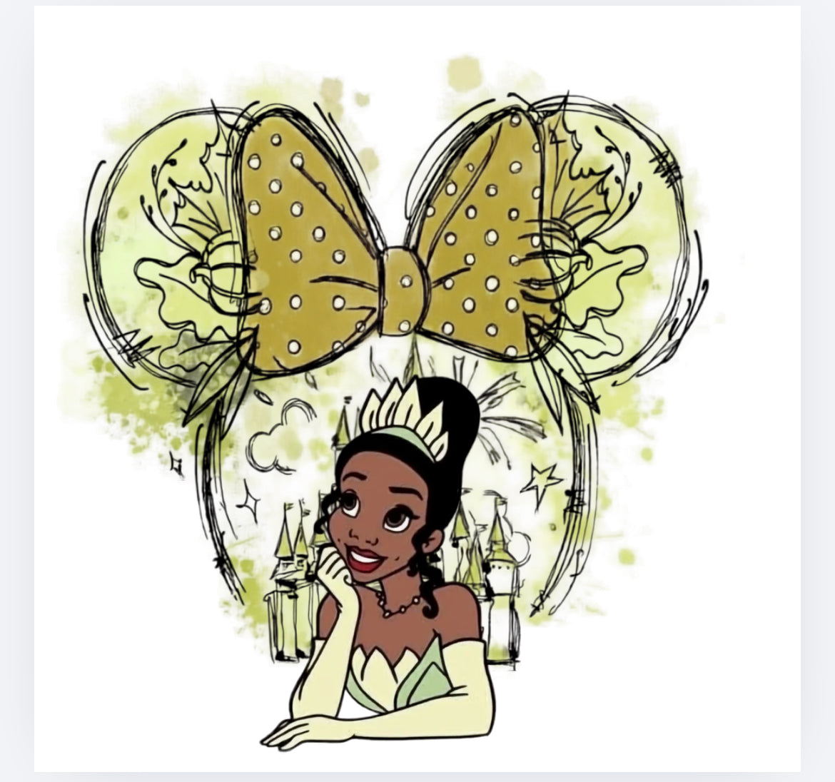 Princess’ Mickey ears DTF (POD) exclusive