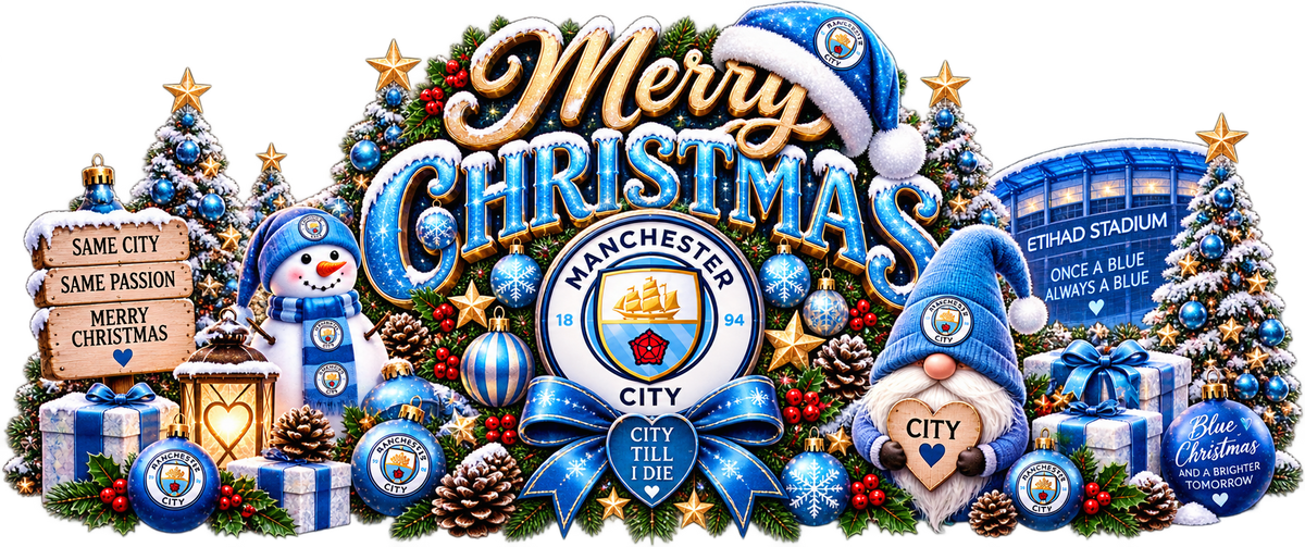 Football Christmas wraps  - all teams exclusive (UVPOD)