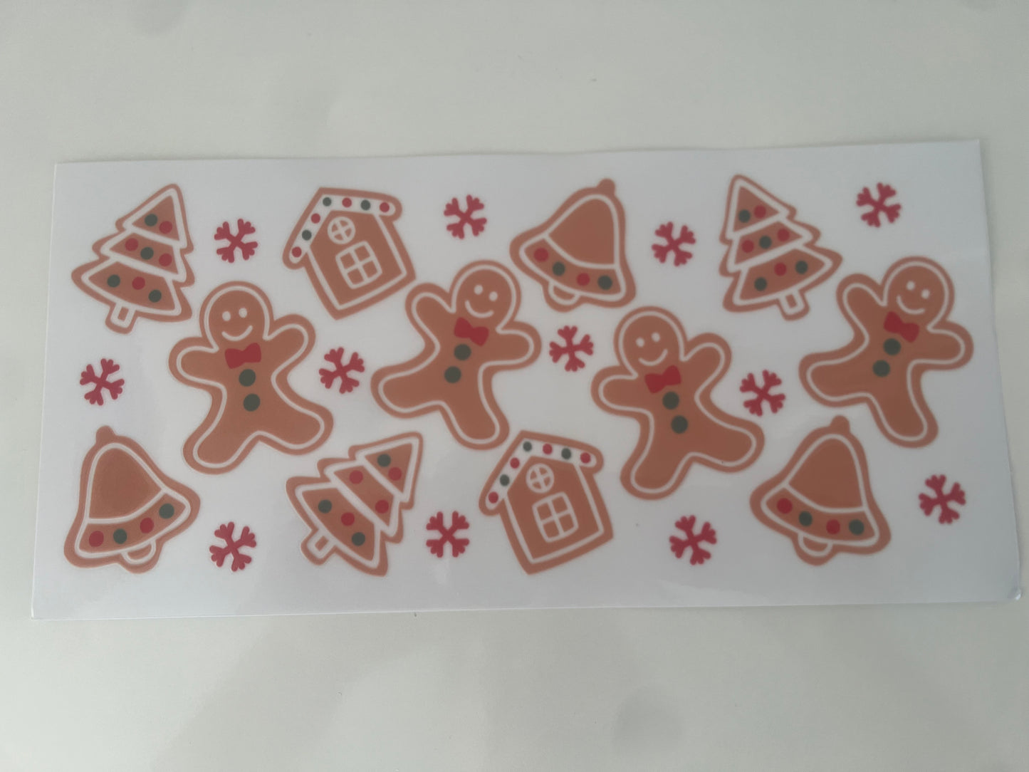 Gingerbread Christmas wrap