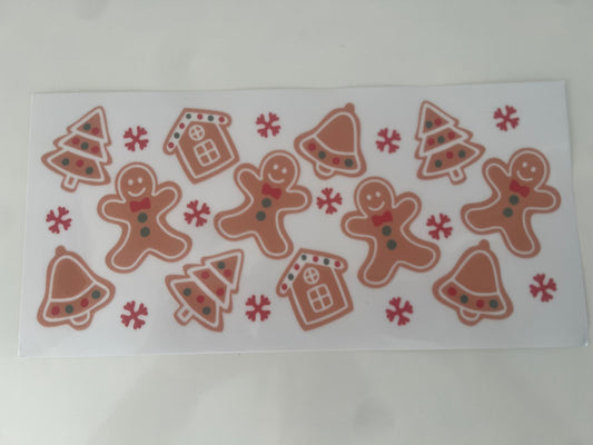 Gingerbread Christmas wrap