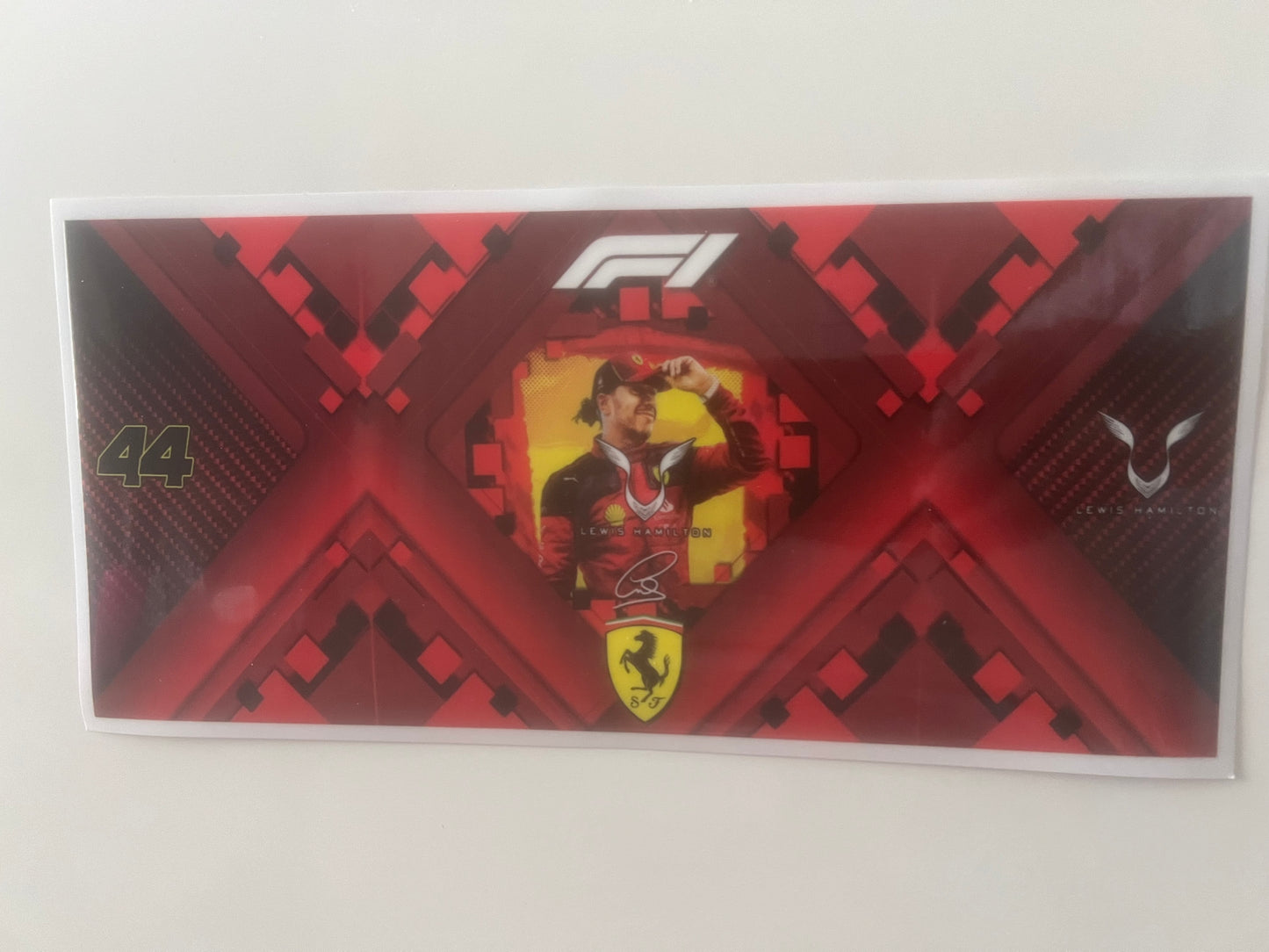 Lewis hamilton ferrari wrap exclusive