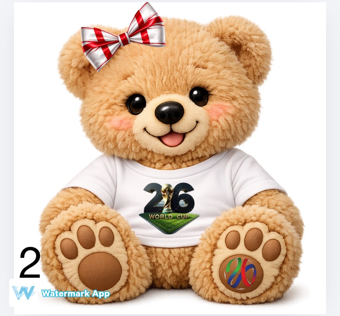 World Cup theme bears including England and Scotland   DTF (POD) exclusive