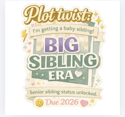 Big sibling / sister / brother designs UVDTF (UVPOD)