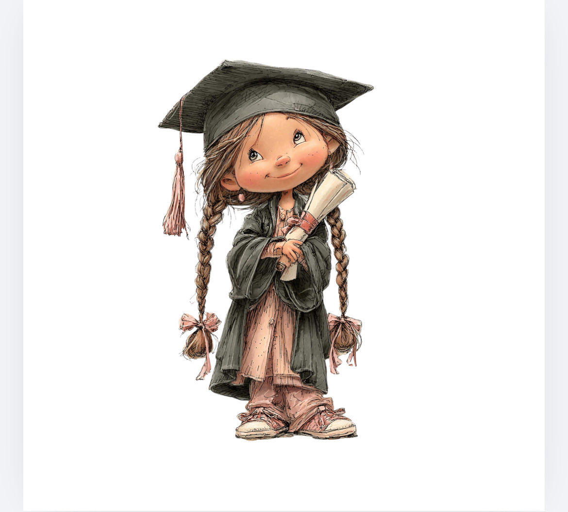 Whimsy graduate / leavers decal UVDTF (UVPOD)