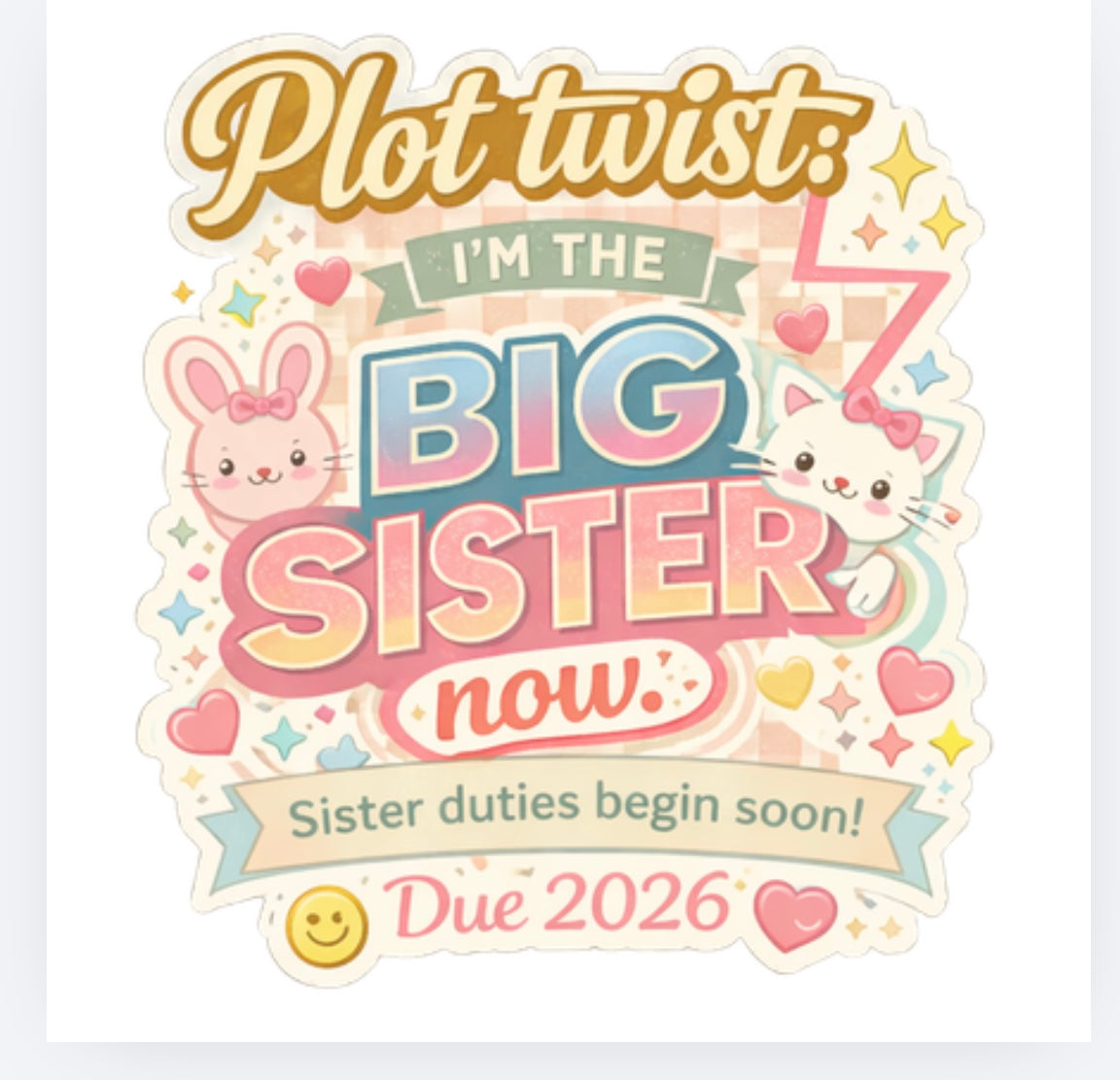 Big sibling / sister / brother designs UVDTF (UVPOD)
