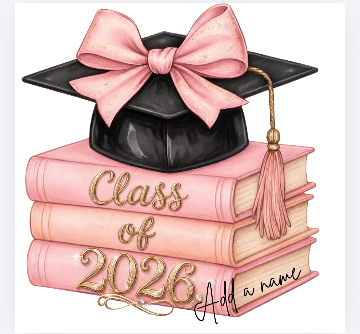 Class of 2026 book style DTF (POD) exclusive