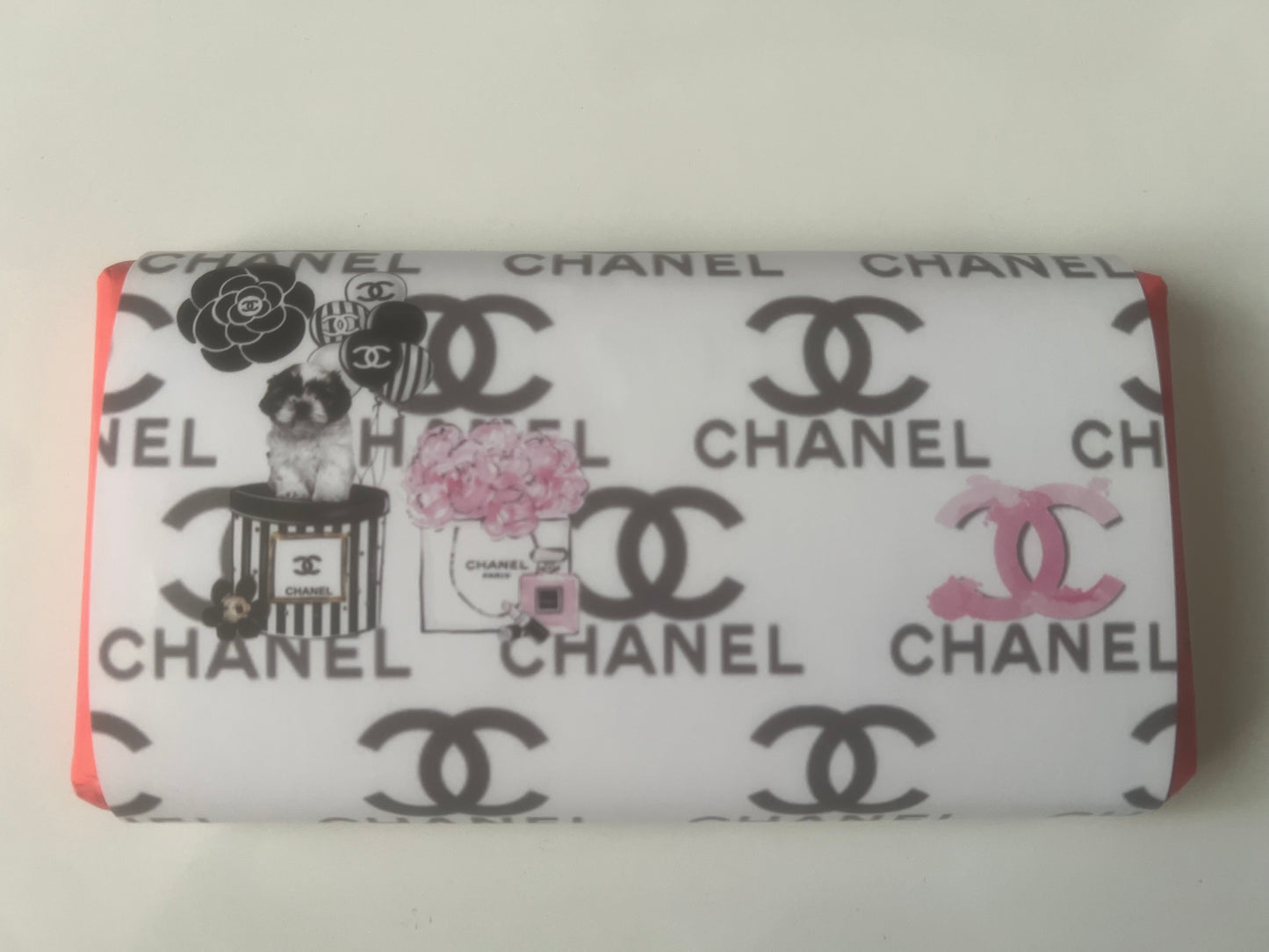 Designer inspired chocolate bar wrappers