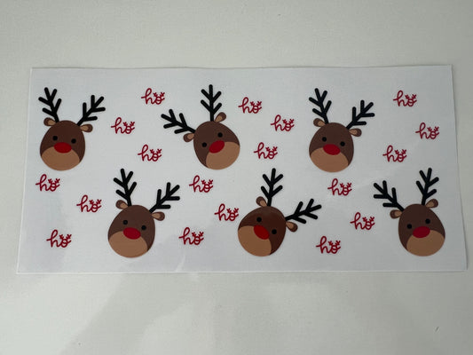 Ho ho hi Reindeer Christmas wrap