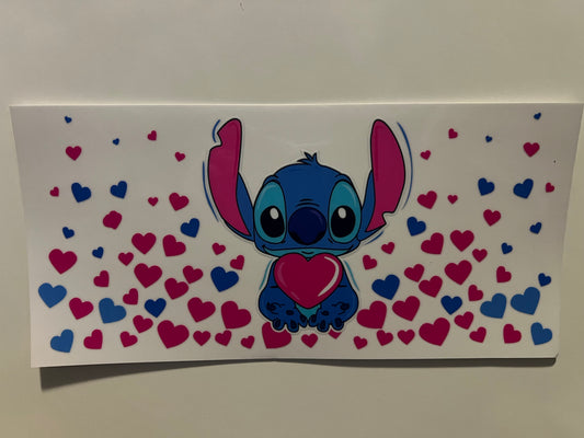 Stitch and hearts wrap
