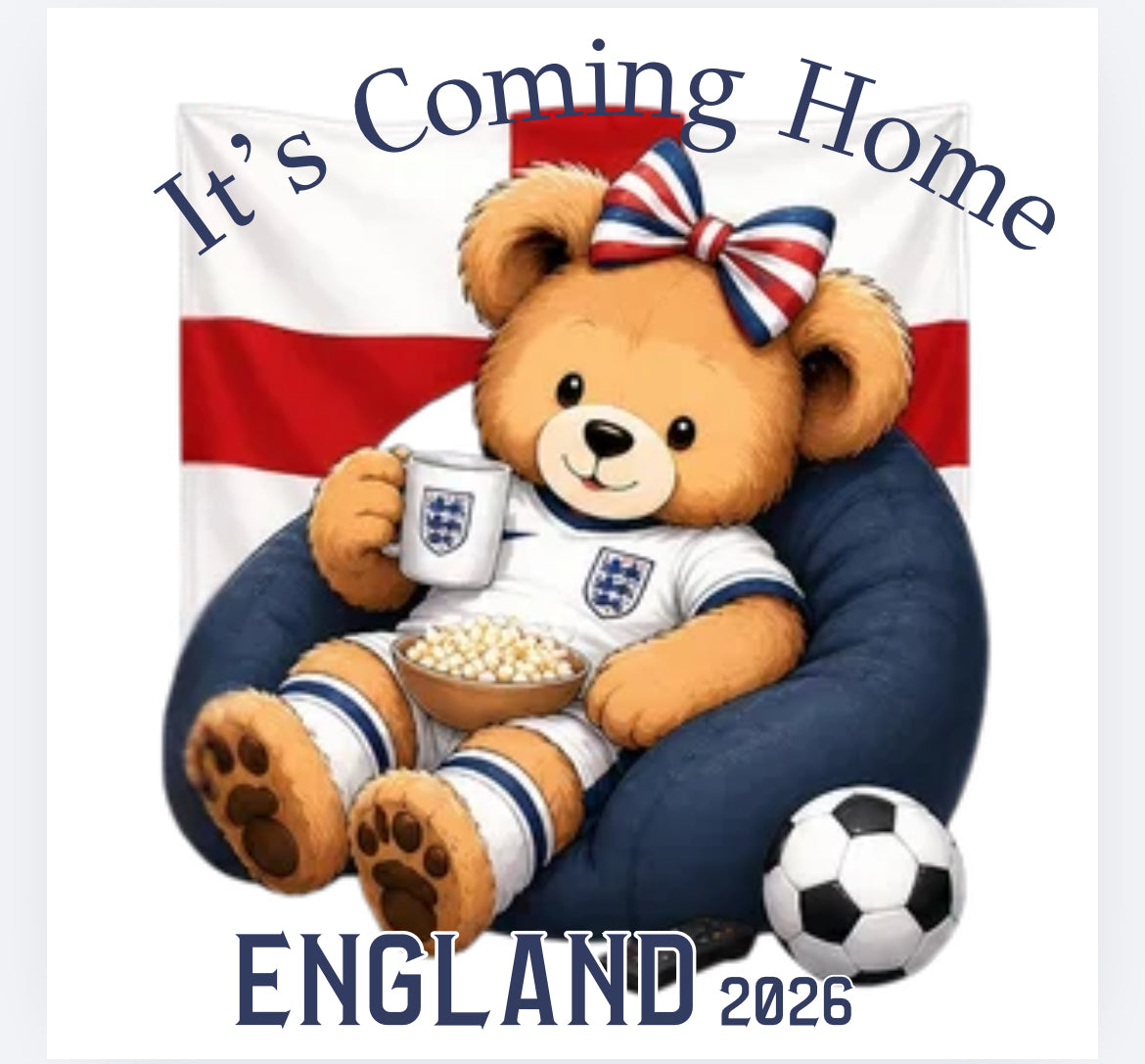 England football bear DTF (POD) exclusive