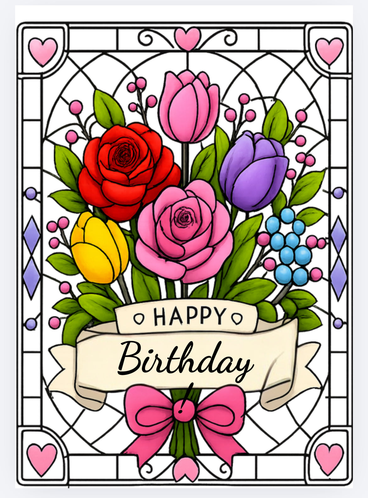 book vase happy birthday bouquet designs exclusive UVDTF (UVPOD)