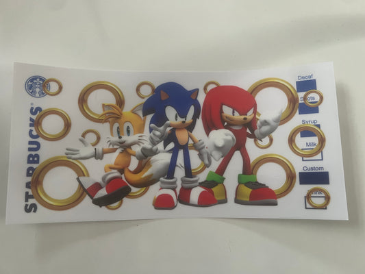 Sonic rings ⭐️bucks wrap