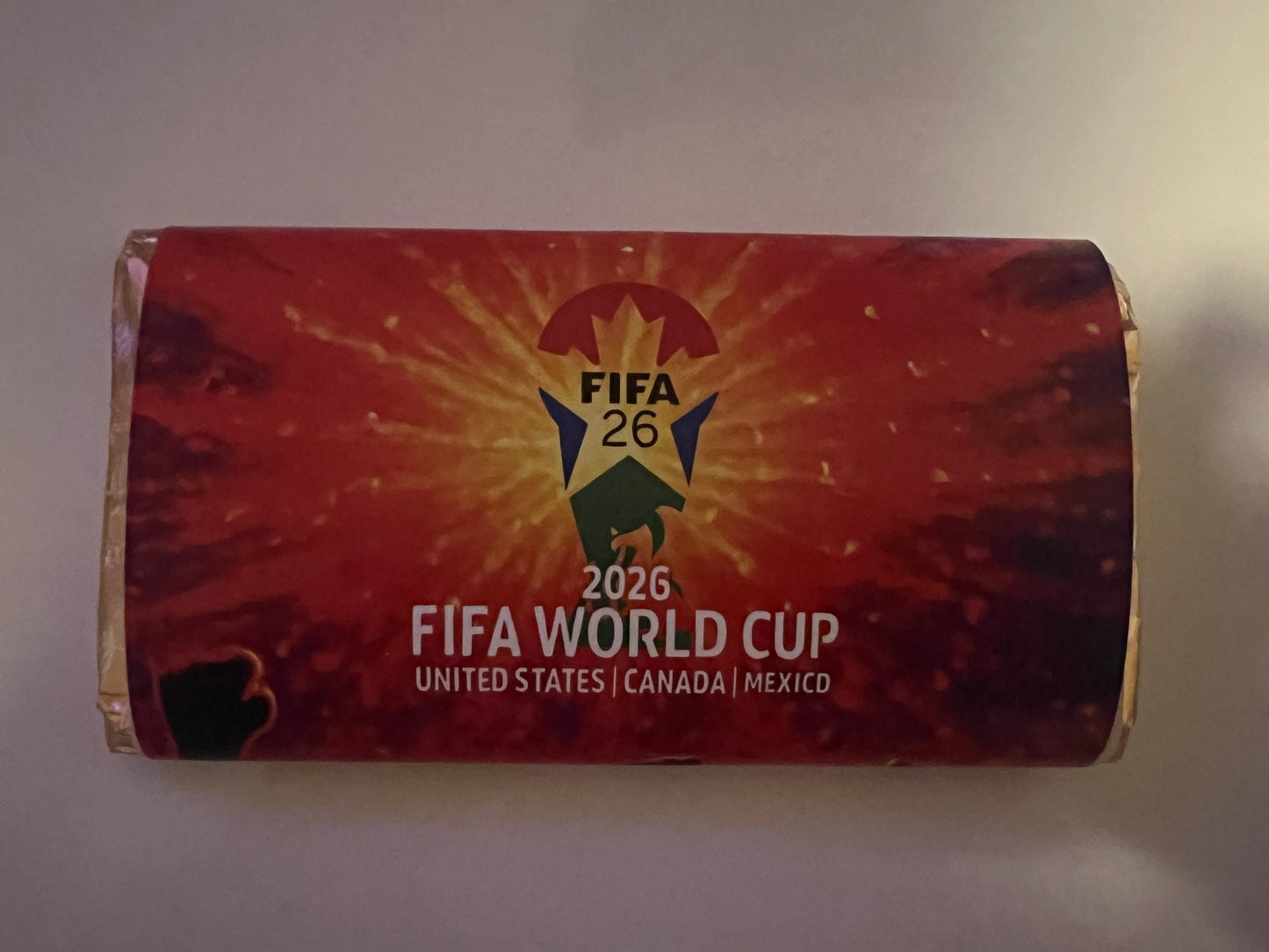 FIFA World Cup 2026 chocolate wrapper (chocolate not included)