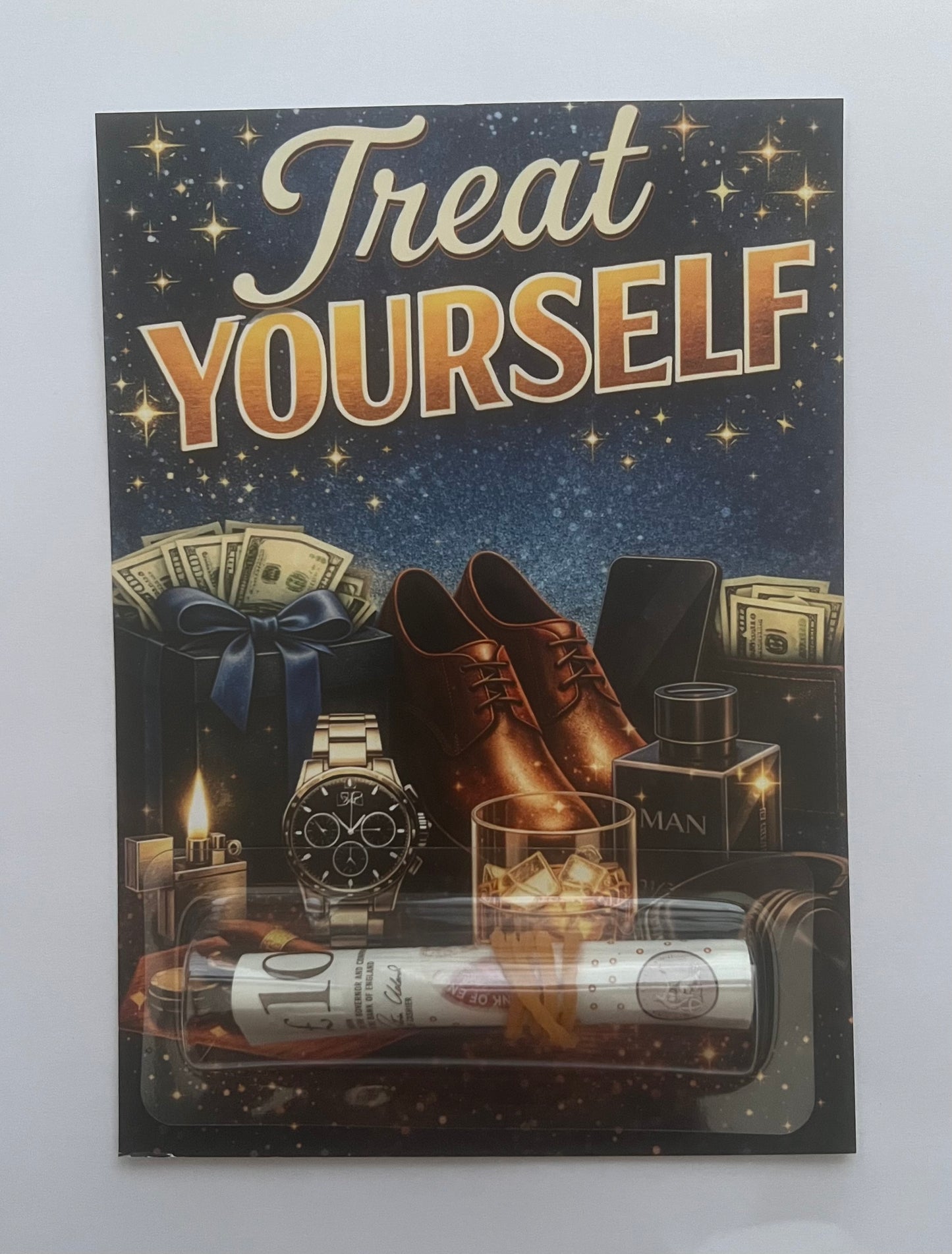 Treat yourself money cards (money not included)