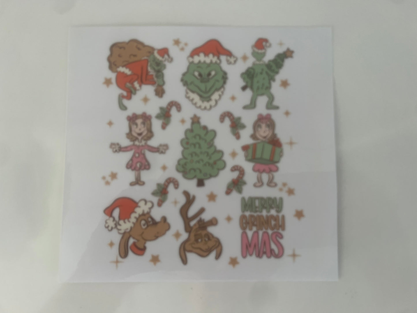 Merry grinchmas decal