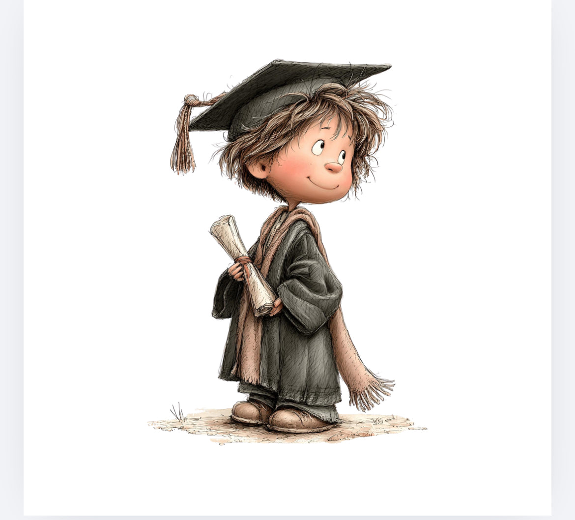 Whimsy graduate / leavers decal UVDTF (UVPOD)