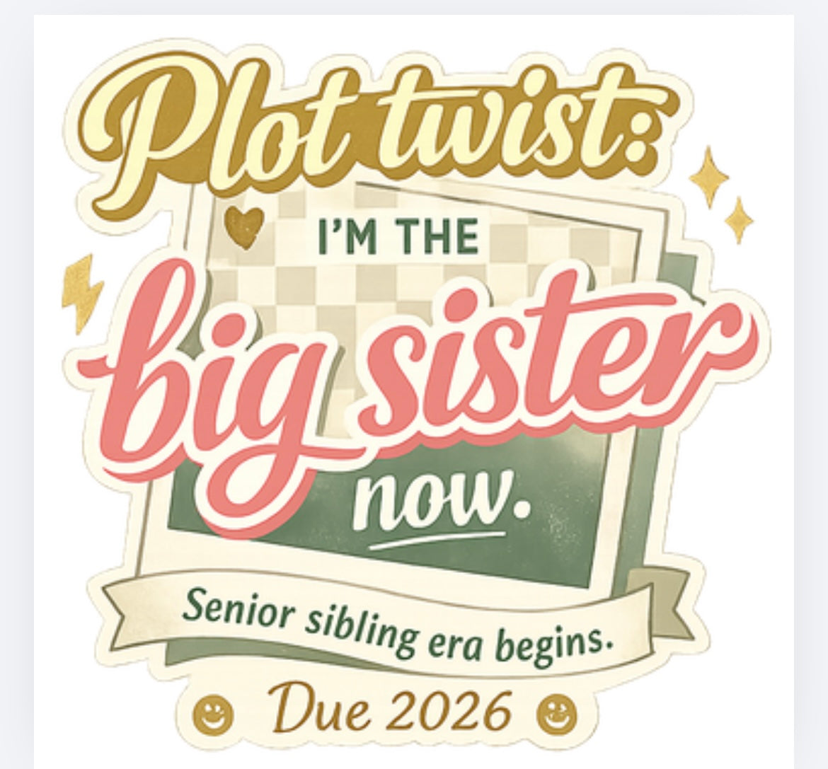 Big sibling / sister / brother designs UVDTF (UVPOD)