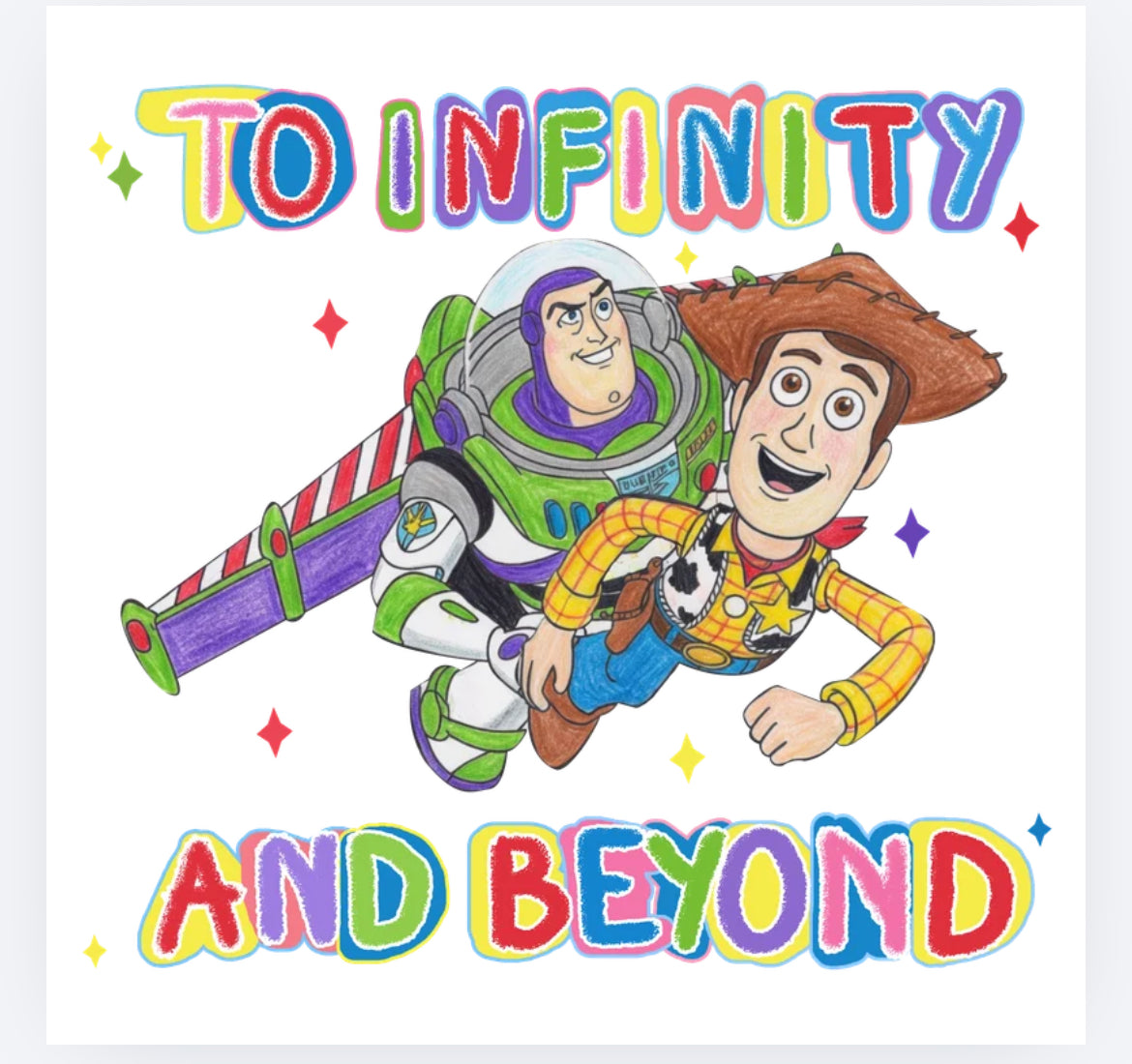 Toy Story 5 to infinity and beyond DTF (POD) exclusive