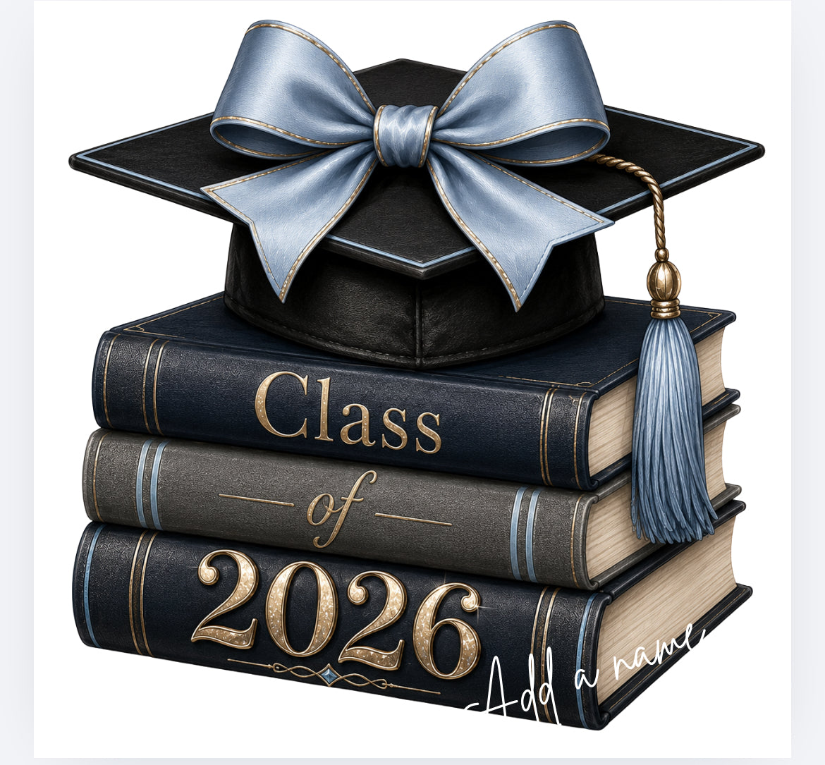 Class of 2026 book style DTF (POD) exclusive