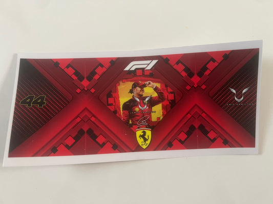 Lewis Hamilton Ferrari wrap exclusive
