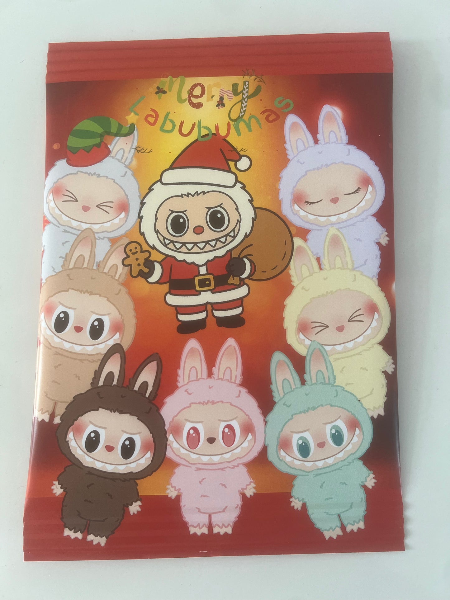 Labubu christmas treat bag