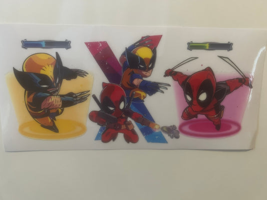 Deadpool and wolverine cartoon wrap