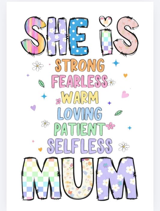 book vase mum / mom / mother  UVDTF (UVPOD)
