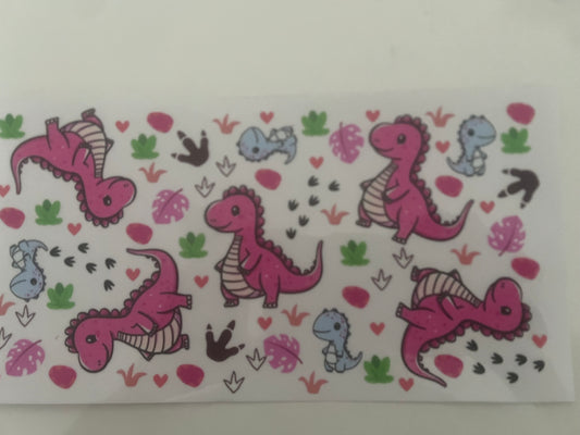 Pink Dinosaurs wrap (LE)