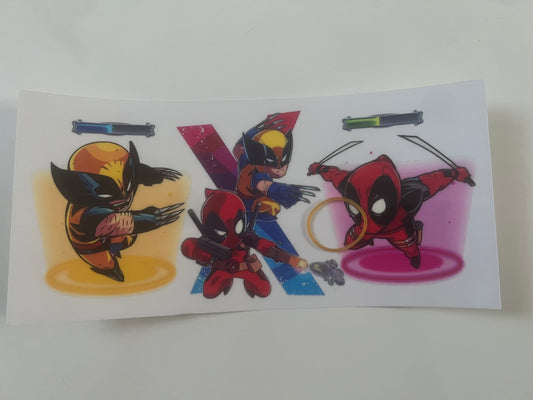 Deadpool and wolverine cartoon wrap