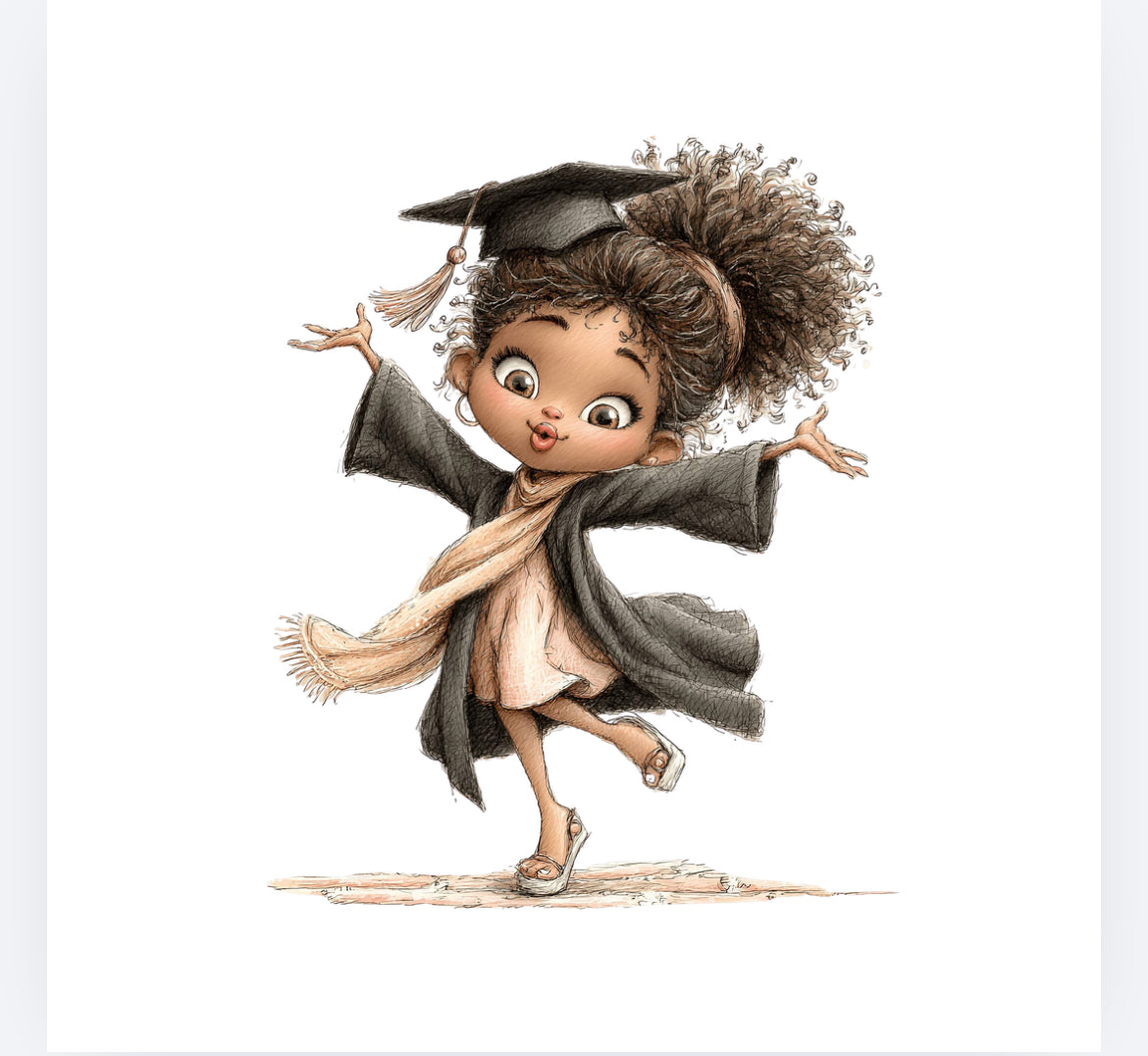 Whimsy graduate / leavers decal UVDTF (UVPOD)