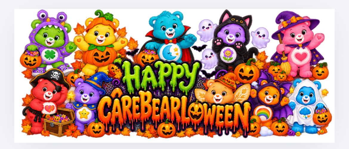 Halloween Care Bears wraps exclusive (UVPOD)