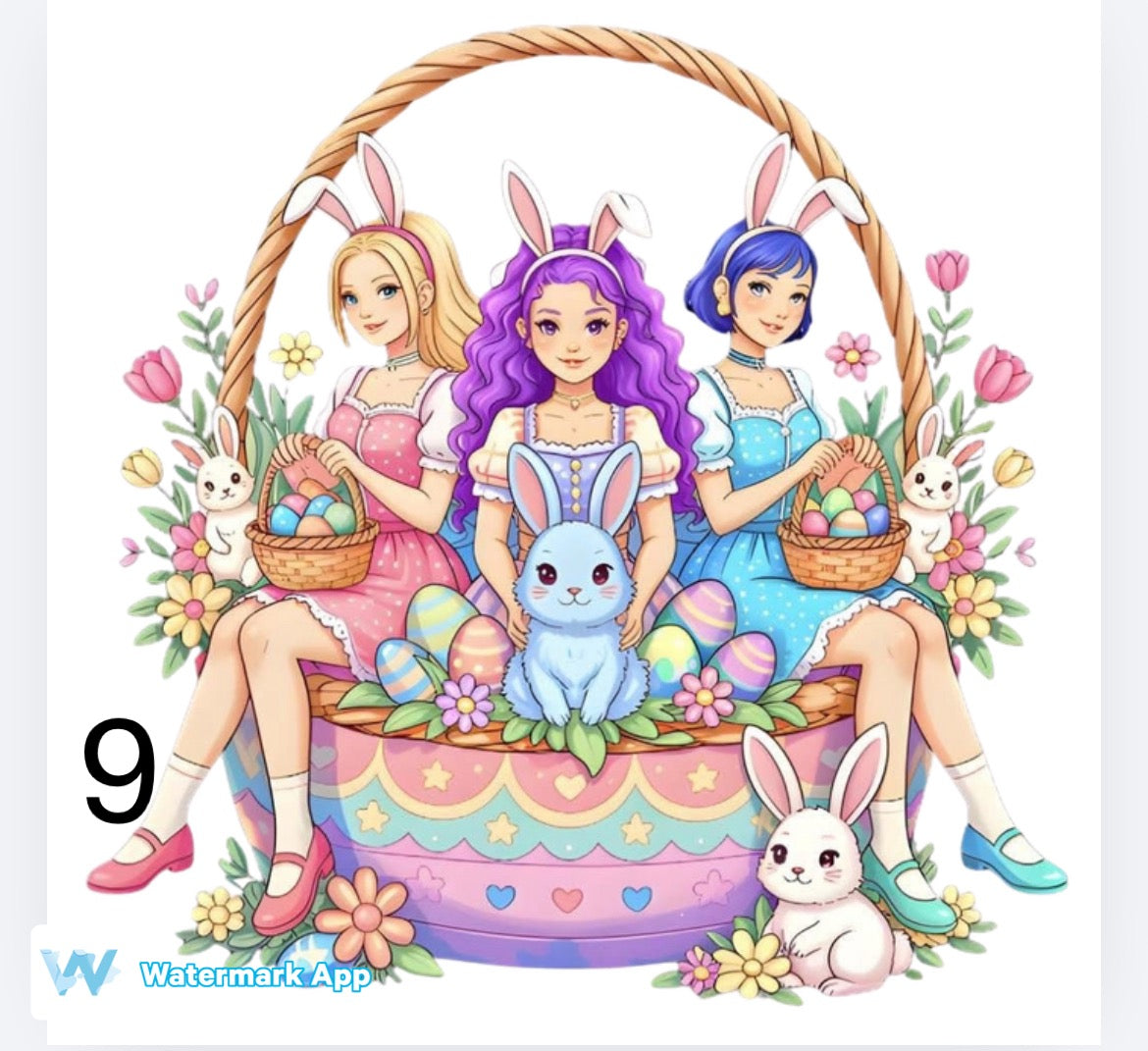 Huntrix Easter  DTF (POD) exclusive