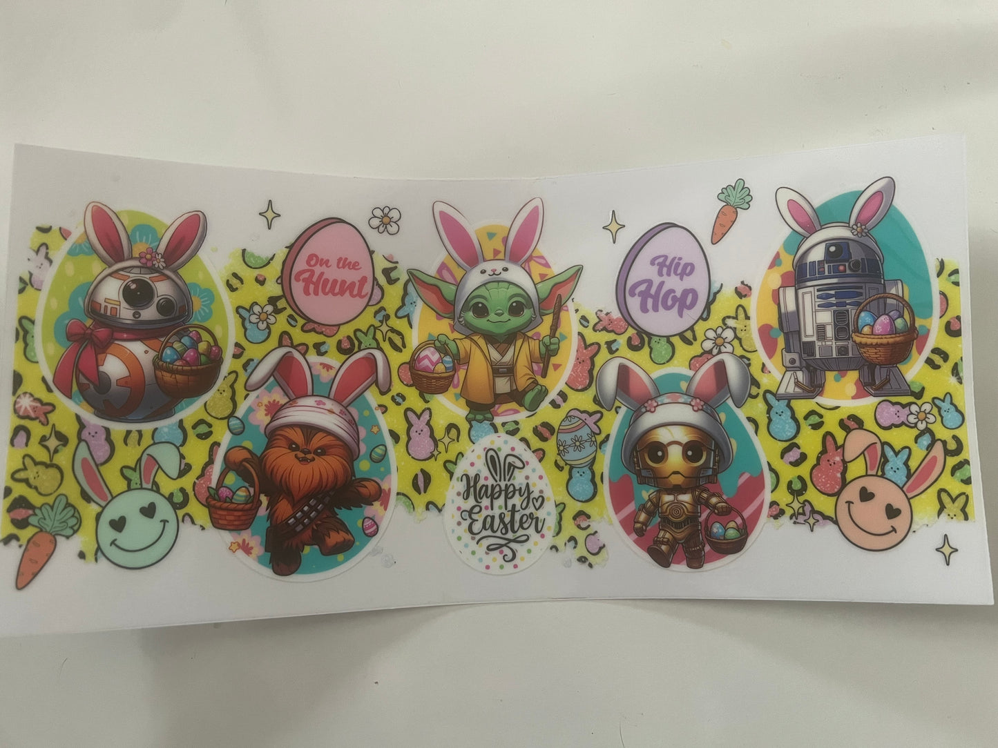 Baby Yoda Easter wrap