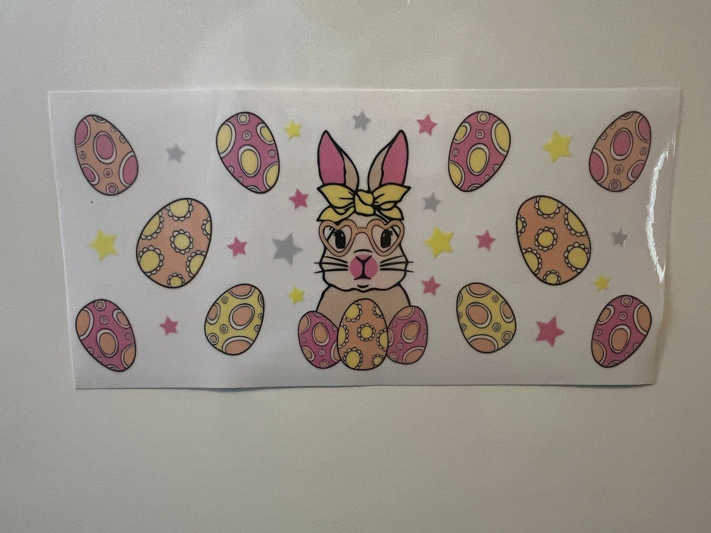 Cute Easter bunny with glasses wrap