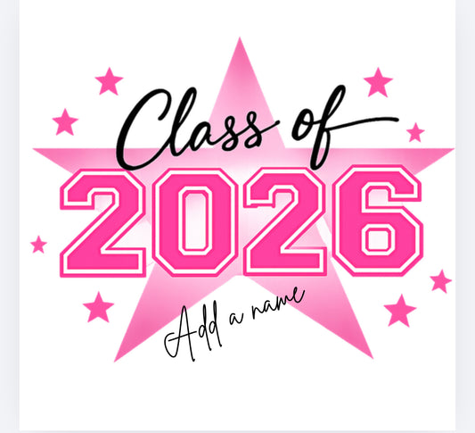 Leavers class of 2026 star DTF (POD) exclusive