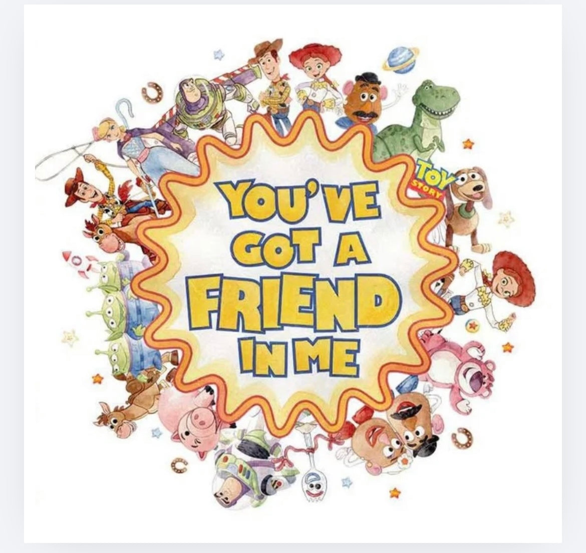 Toy Story 5 you’ve got a friend in me circle DTF (POD) exclusive