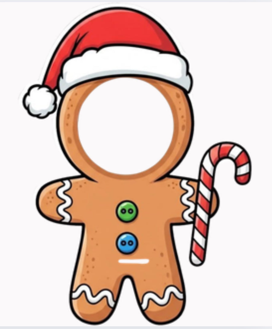 Face photo elf and grinch DTF transfer POD read the description!