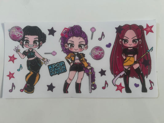 K-pop huntrix anime character wrap exclusive (UVPOD)