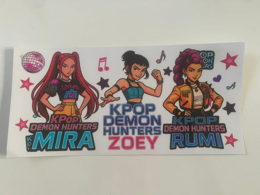 K-pop huntrix teen style character wrap exclusive (UVPOD)