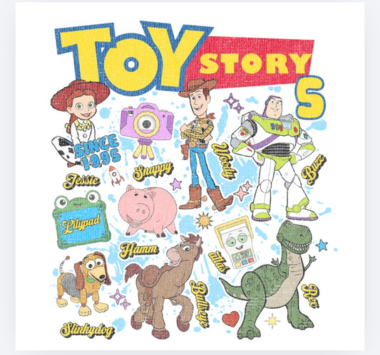 Toy Story 5  RETRO DTF (POD) exclusive