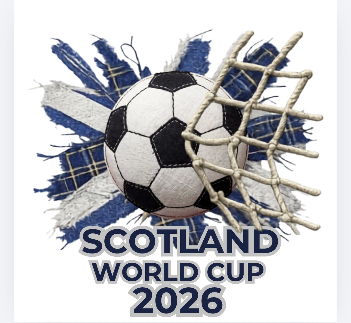 Scotland Football World Cup 2026 felt style DTF (POD) exclusive