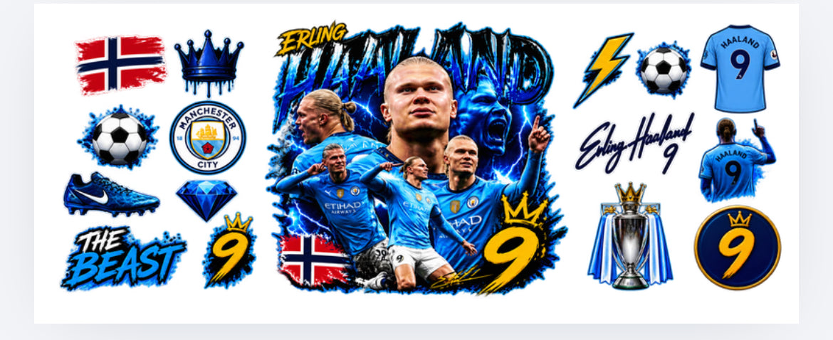 Erling Haaland wrap exclusive (UVPOD)