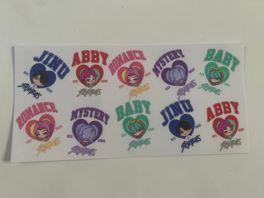 K-pop Saja boys heart character wrap exclusive