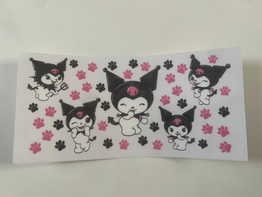 Pink Kuromi cup wrap