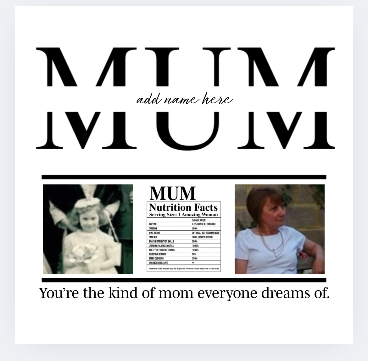 Your the kind of MOM / MUM 3 image DTF - please read the description